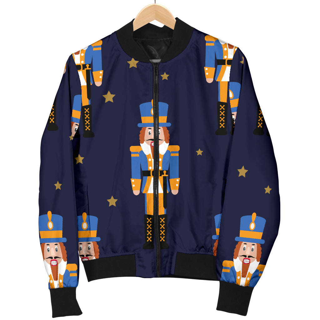 Nutcracker Pattern Print Design A04 Women's Bomber Jacket