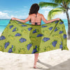 Grape Pattern Print Design GP08 Sarong Pareo Wrap