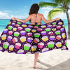 Cupcake Pattern Print Design CP07 Sarong Pareo Wrap