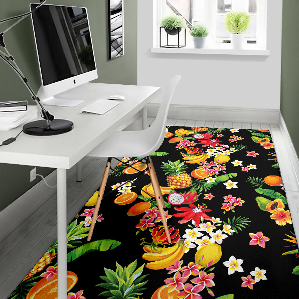 Tropical Fruits Pattern Print Design TF02 Area Rugs