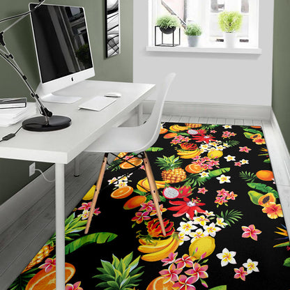 Tropical Fruits Pattern Print Design TF02 Area Rugs