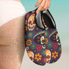 sugar skull Maxican Pattern Aqua Water Shoes