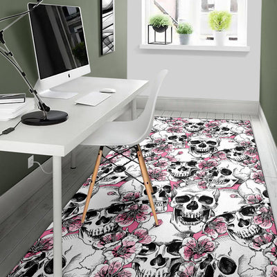 Cherry Blossom Pattern Print Design CB03 Area Rugs