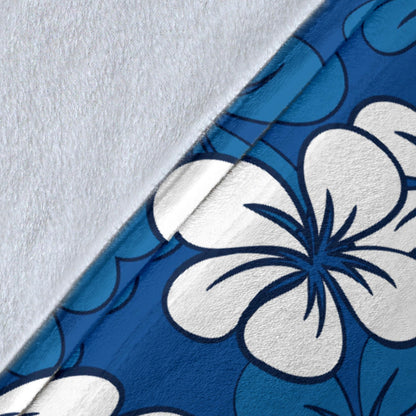 Plumeria Pattern Print Design PM015 Fleece Blanket