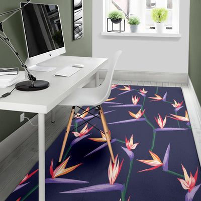 Bird Of Paradise Pattern Print Design BOP015 Area Rugs