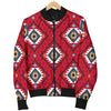 Aztec Pattern Print Design 10 Women's Bomber Jacket