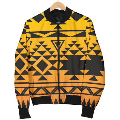 Rastafarian Pattern Print Design A04 Women's Bomber Jacket