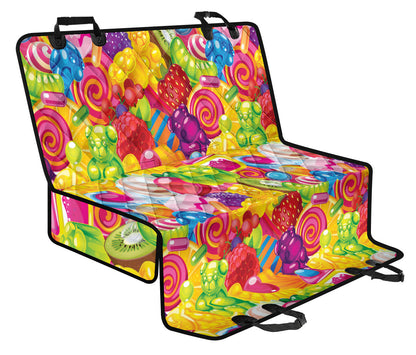 Candy Pattern Print Design CA01 Rear Dog  Seat Cover
