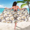 Anemone Pattern Print Design AM05 Sarong Pareo Wrap