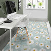 Daisy Pattern Print Design DS012 Area Rugs