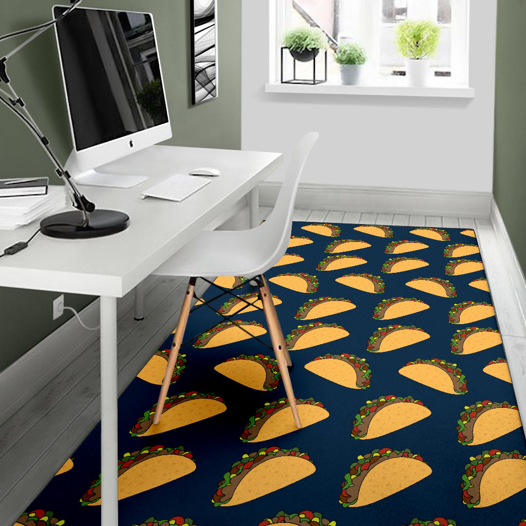 Taco Pattern Print Design TC04 Area Rugs