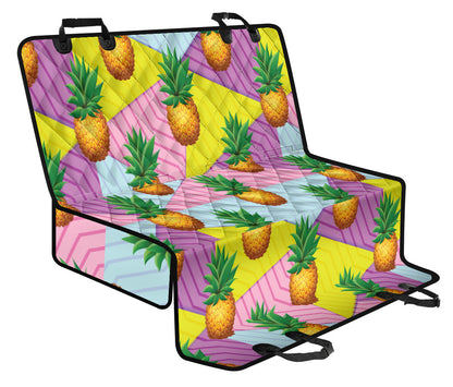 Pineapple Pattern Print Design PP05 Rear Dog  Seat Cover