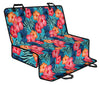 Red Hibiscus Pattern Print Design HB02 Rear Dog  Seat Cover