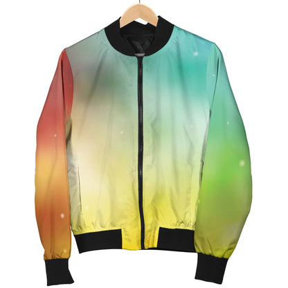Nebula Pattern Print Design A04 Women's Bomber Jacket