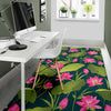 Water Lily Pattern Print Design WL09 Area Rugs