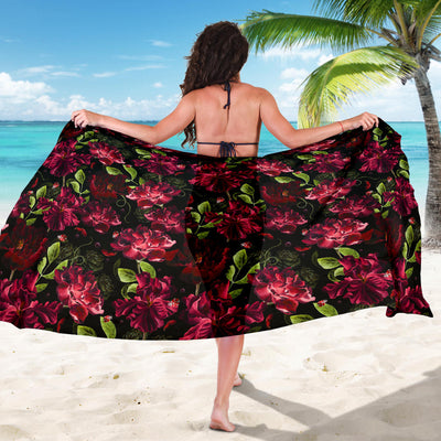 Iris Pattern Print Design IR03 Sarong Pareo Wrap