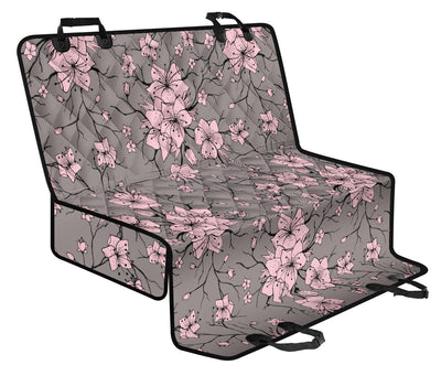 Cherry Blossom Pattern Print Design CB05 Rear Dog  Seat Cover