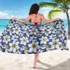 Daffodils Pattern Print Design DF08 Sarong Pareo Wrap