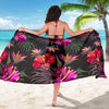 Hibiscus Pattern Print Design HB014 Sarong Pareo Wrap