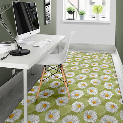 Daisy Pattern Print Design DS06 Area Rugs