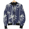 Palm Tree Pattern Print Design PT06 Men Bomber Jacket