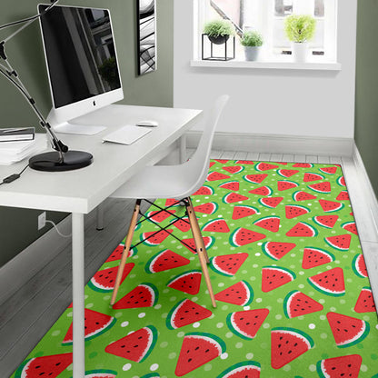 Watermelon Pattern Print Design WM05 Area Rugs