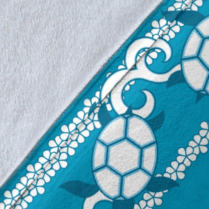 Hawaiian Themed Pattern Print Design H025 Fleece Blanket