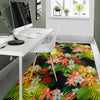 Amaryllis Pattern Print Design AL07 Area Rugs