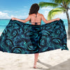 Camellia Pattern Print Design CM04 Sarong Pareo Wrap