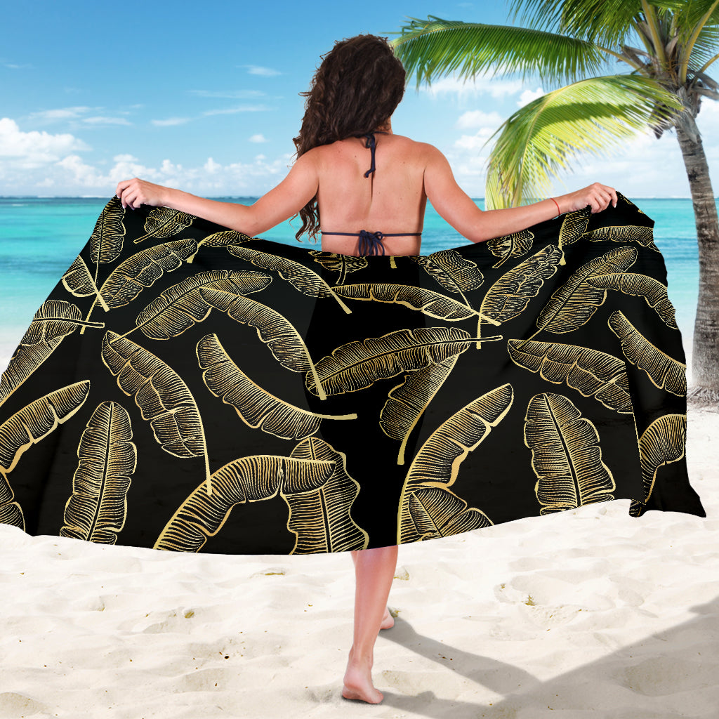 Banana Leaf Pattern Print Design BL07 Sarong Pareo Wrap