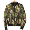 Camouflage Realtree Pattern Print Design 02 Women's Bomber Jacket