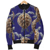 Sea Turtle Pattern Print Design T05 Men Bomber Jacket