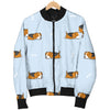 Beagle Pattern Print Design 06 Women's Bomber Jacket