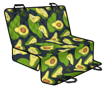 Avocado Pattern Print Design AC013 Rear Dog  Seat Cover