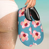 Cherry Blossom Pattern Print Design CB09 Aqua Water Shoes