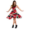 Watermelon Pattern Print Design WM011 Midi Dress