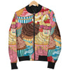 Cupcake Pattern Print Design CP01 Men Bomber Jacket