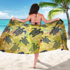 Hawaiian Turtle Tribal Design Print Sarong Pareo Wrap