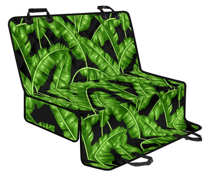Banana Leaf Pattern Print Design BL01 Rear Dog  Seat Cover