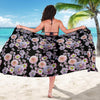 Dahlia Pattern Print Design DH012 Sarong Pareo Wrap