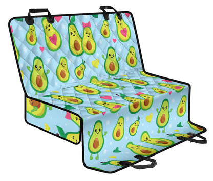 Avocado Pattern Print Design AC09 Rear Dog  Seat Cover