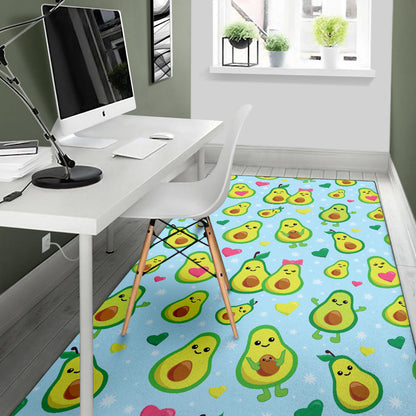 Avocado Pattern Print Design AC09 Area Rugs