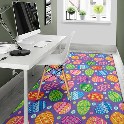 Easter Eggs Pattern Print Design RB010 Area Rugs
