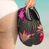 Hibiscus Pattern Print Design HB014 Aqua Water Shoes