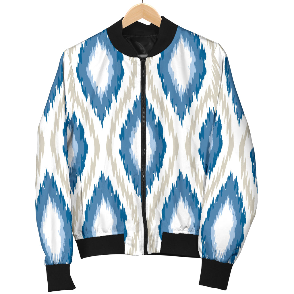 Ikat Pattern Print Design 02 Women's Bomber Jacket