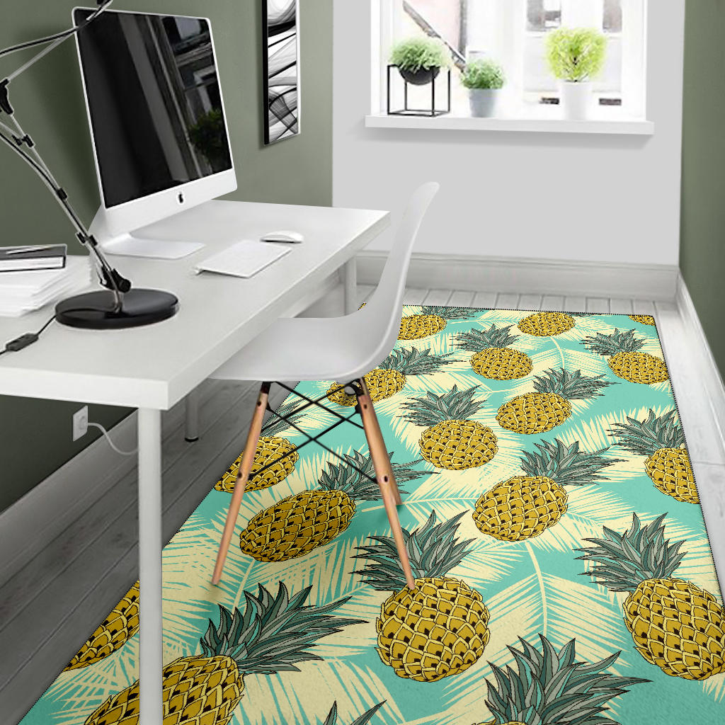 Pineapple Pattern Print Design PP03 Area Rugs