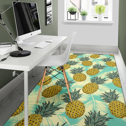 Pineapple Pattern Print Design PP03 Area Rugs