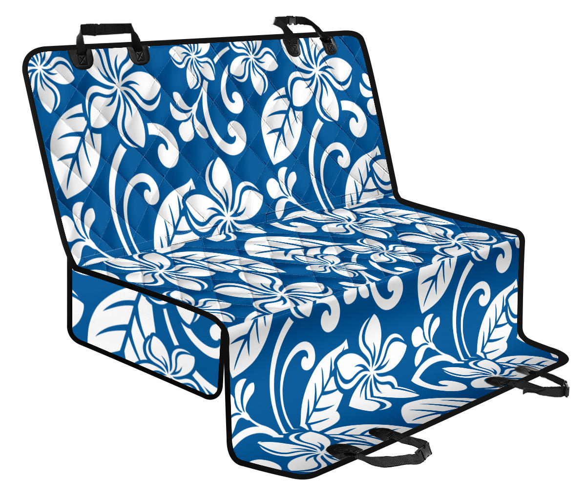 Plumeria Pattern Print Design PM013 Rear Dog  Seat Cover