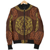 Lion Pattern Print Design 04 Women's Bomber Jacket