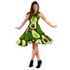 Avocado Pattern Print Design AC04 Midi Dress